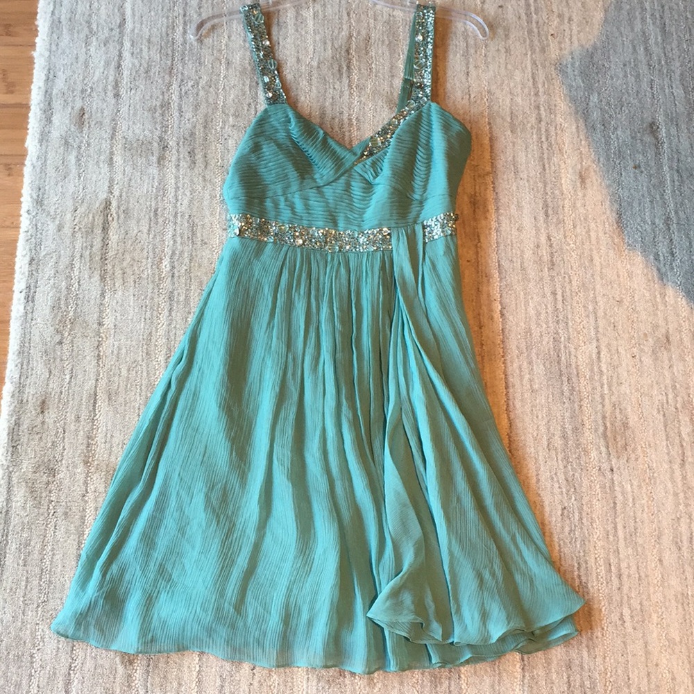 Silk BGBG Max Azria beaded dress